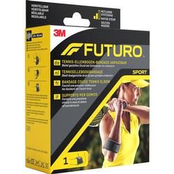 Verpackung einer verstellbaren Tennis-Ellenbogen-Bandage von 3M für Schmerzreduktion.